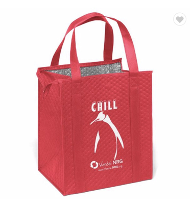 Un buen precio. Bolso térmico plegable grande de comestibles Bolso de enfriador 80gm No tejido en línea