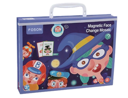 Un buen precio. ECO Juguetes educativos de madera para niños Magnético Caras divertidas Puzzle Puzzle Para niños de 2 años en línea