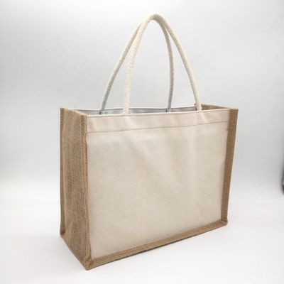 Un buen precio. Las damas de Navidad de lienzo Impreso bolsas de yute para comprar regalo en línea