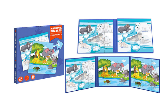 Un buen precio. Juguetes de puzzle educativo magnético para niños Animales terrestres para niños de 5 años en línea