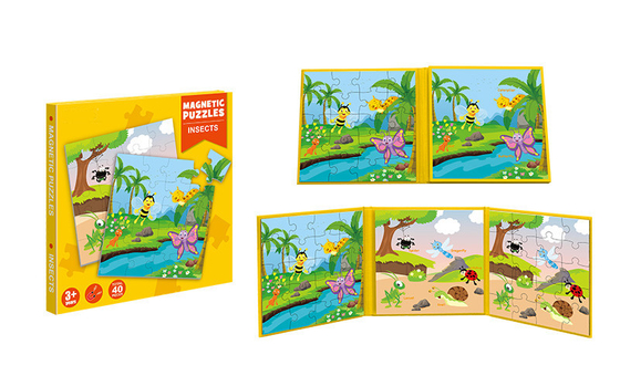 Un buen precio. Juguetes educativos Magnético Libro de rompecabezas Insectos Tema para niños de 3 años en adelante en línea